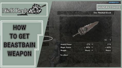 beastbain nier replicant|nier replicant guide.